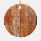 Oude Hardwood Kijk Keramisch Ornament (Achterkant)