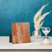 Oude Hardwood Kijk Plaque Fotoplaat (Insitu)