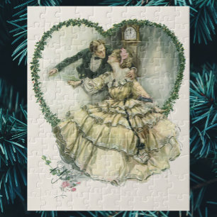 Oude Harrison Fisher, Kerstbruid en -bruidegom Legpuzzel