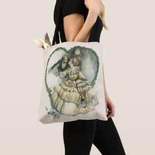 Oude Harrison Fisher, Kerstbruid en -bruidegom Tote Bag