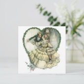 Oude Harrison Fisher, Kerstmis Bruid en Bruidegom Kaart (Staand voorkant)