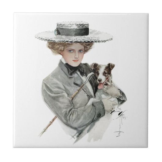 Oude Harrison Fisher Tegeltje (Voorkant)