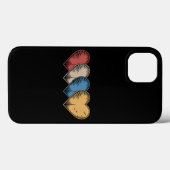 Oude harten Cool Retro Valentijnsdag Cadeau Case-Mate iPhone Case (Achterkant (horizontaal))