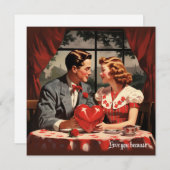 Oude Hartvormige Valentijnsdag Ansichtkaart met Bl Feestdagenkaart (Voorkant / Achterkant)