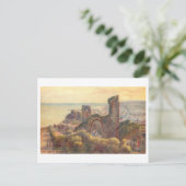 Oude Hastings Castle Briefkaart (Staand voorkant)