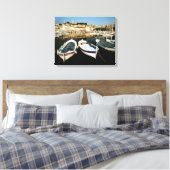 Oude haven canvas afdruk (Insitu (Slaapkamer))