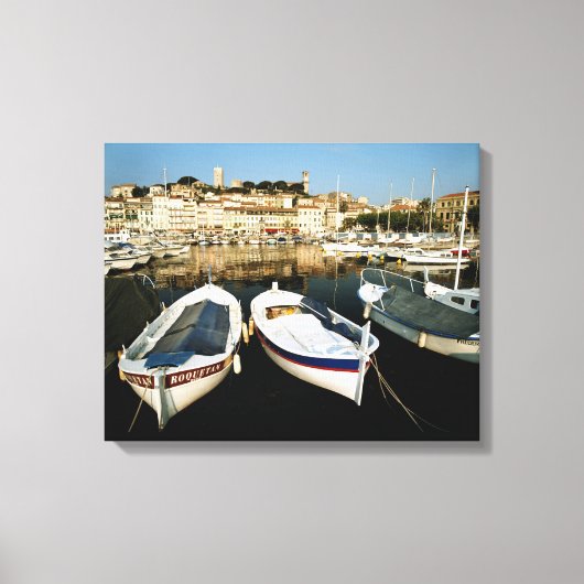 Oude haven canvas afdruk (Voorkant)