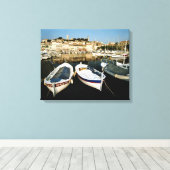 Oude haven canvas afdruk (Insitu (Houten vloer))