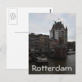Oude haven, Rotterdam Briefkaart (Voorkant / Achterkant)