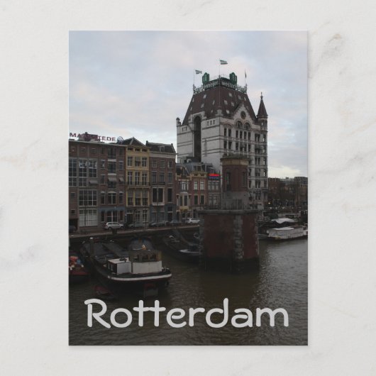 Oude haven, Rotterdam Briefkaart (Voorkant)