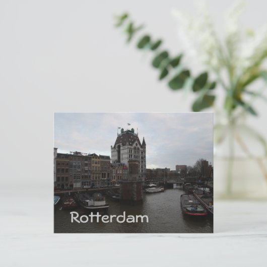 Oude haven, Rotterdam Briefkaart (Staand voorkant)