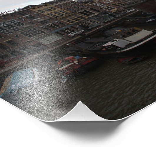 Oude haven, Rotterdam Foto Afdruk (Hoek)