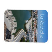 Oude haven uitzicht La Rochelle Magneet (Horizontaal)