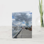 Oude havenkraan kaart (Voorkant)