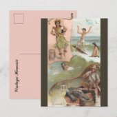 Oude Hawaï Briefkaart (Voorkant / Achterkant)