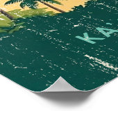 Oude Hawaïaanse Reisposters - Maui Poster (Hoek)