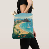 Oude Hawaïaanse Reisposters - Maui Tote Bag (Dichtbij)