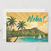 Oude Hawaïaanse Reisposters - Oahu Kaart (Voorkant)