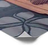 Oude Hawaïaanse scrapbook Waikiki Hula Poster (Hoek)