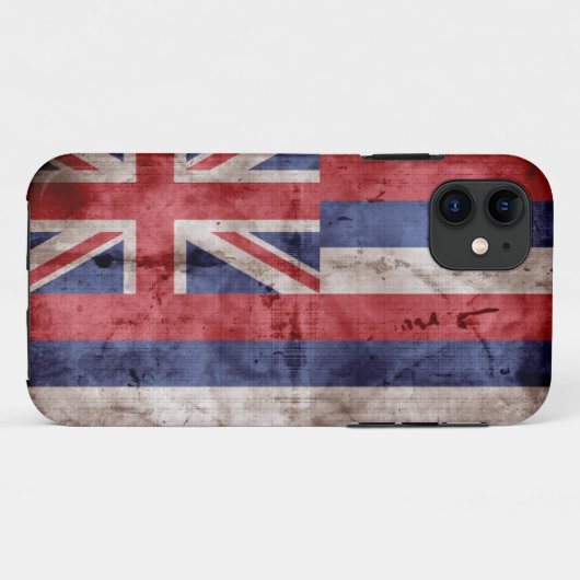 Oude Hawaiiaanse vlag; Case-Mate iPhone Case (Achterkant (horizontaal))