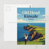 Oude Head Kinsale Ierland Briefkaart (Voorkant / Achterkant)