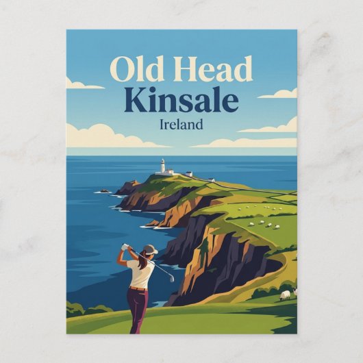 Oude Head Kinsale Ierland Briefkaart (Voorkant)