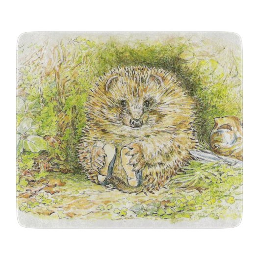 Oude heer Prickly Pin (Hedgel) (door Beatrix Potte Snijplank (Voorkant)