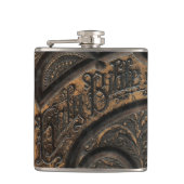 Oude heilige bijbel heupfles (Voorkant)