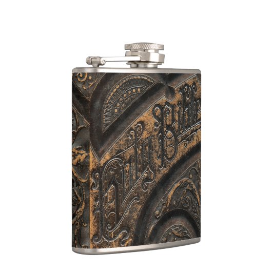 Oude heilige bijbel heupfles (Rechts)