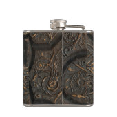 Oude heilige bijbel heupfles (Achterkant)