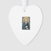 Oude heilige kat portret vector shirt ontwerp_1 ornament (voorkant)