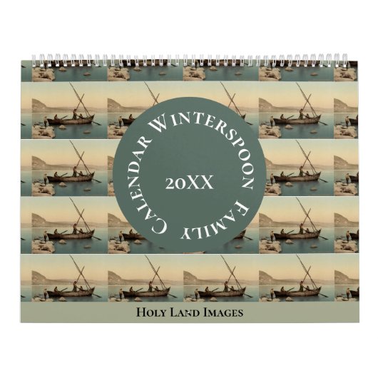 Oude Heilige Land Foto Aangepaste Gezinsplanner Kalender (Hoes)