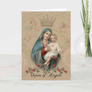 Oude Heilige Maagd Maria Moederdag Kaart