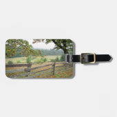 Oude hek op een Boerderij Bagagelabel (Voorkant horizontaal)