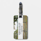 Oude hek op een Boerderij Bagagelabel (Achterkant verticaal)