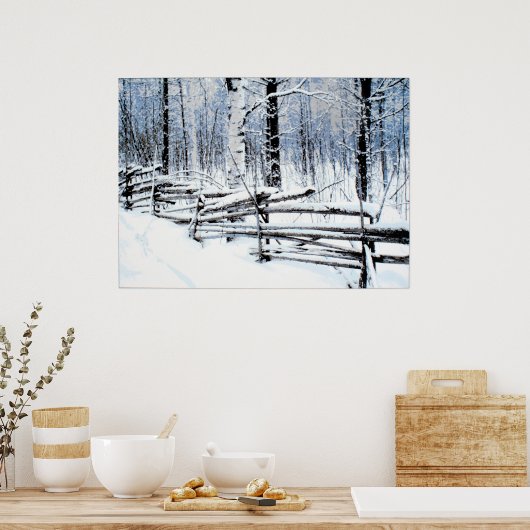 Oude hek poster (Keuken)