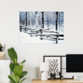 Oude hek poster (Thuiskantoor)