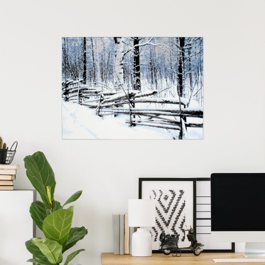 Oude hek poster (Thuiskantoor)