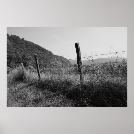 Oude hek poster (Voorkant)