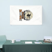 Oude heks Fijne Halloween Vectorontwerp_1 Spandoek (Beurs)
