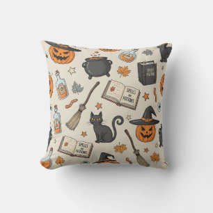 Oude heks Halloween Kussen