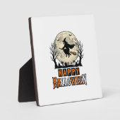 Oude Heks Happy Halloween Vectorontwerp_1 Fotoplaat (Voorkant)