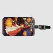 Oude heks 'Jolly Halloween' door Ellen Clapsaddle Bagagelabel (Voorkant (horizontaal))