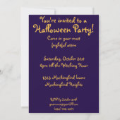Oude heks Jolly Halloween van Ellen Clapsaddle Kaart (Achterkant)