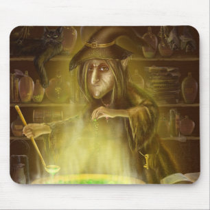 Oude heks muismat