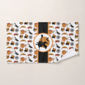 Oude heks op de badkamer gast handdoek voor Hallow (Handdoek)