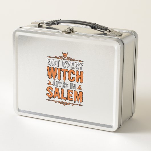 Oude Heks Salem Halloween Typografie Ontwerp_1 (Voorkant)