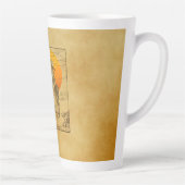 Oude heks van Halloween Latte Mok (Rechts)