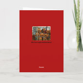 Oude heks van Halloween van Warm Hearth Card Kaart (Achterkant)