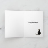 Oude heks van Halloween van Warm Hearth Card Kaart (Binnen)